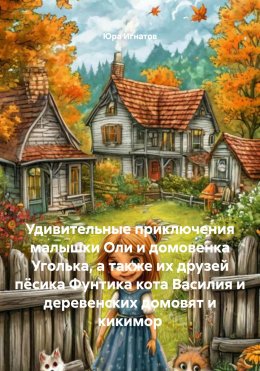 Удивительные приключения малышки Оли и домовенка Уголька, а также их друзей пёсика Фунтика кота Василия и деревенских домовят и кикимор