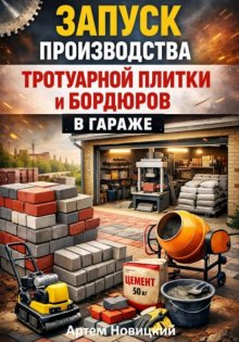 Запуск производства тротуарной плитки и бордюров в гараже