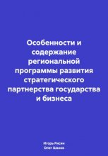 Особенности и содержание региональной программы развития стратегического партнерства государства и бизнеса